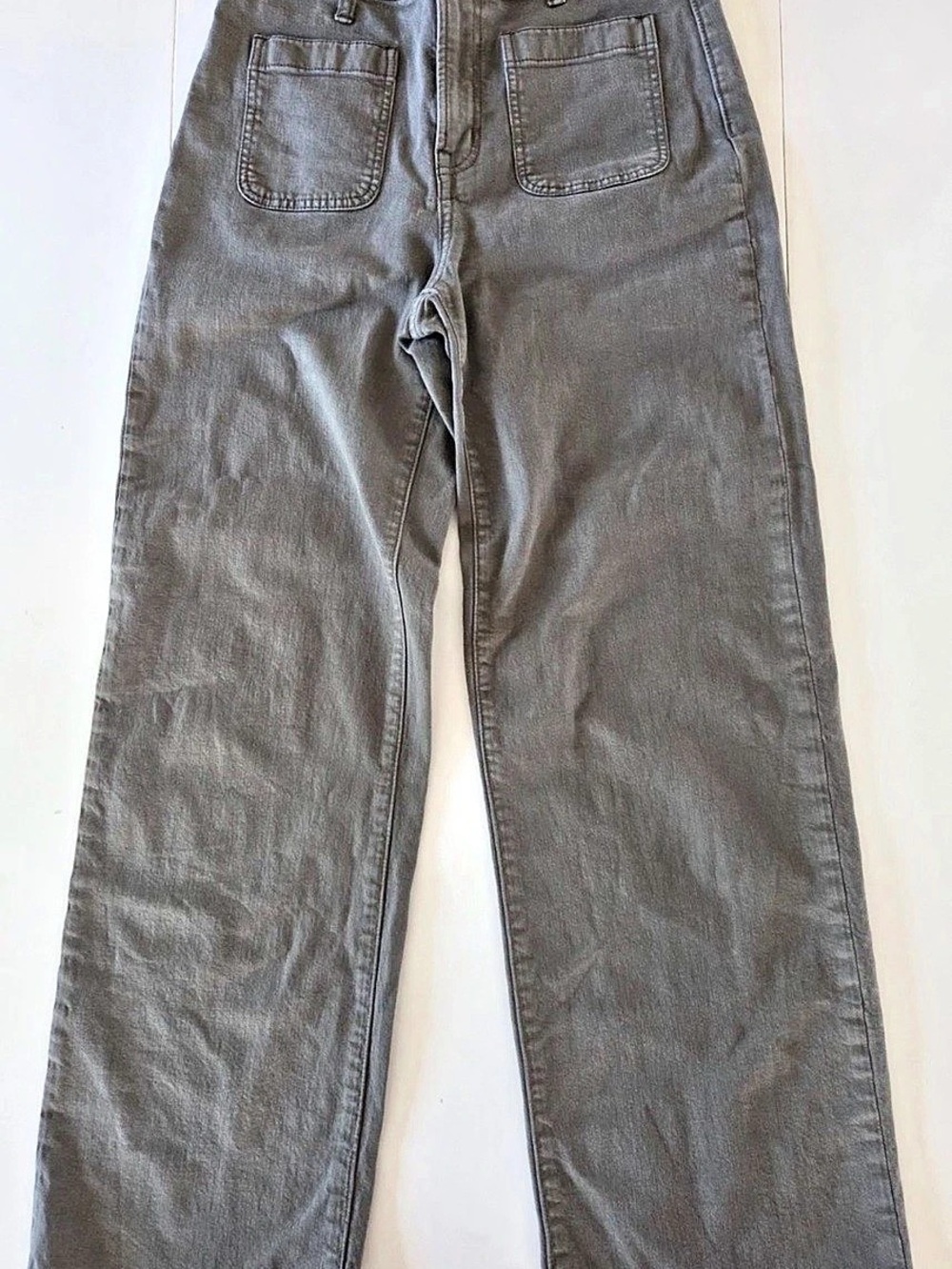 Madewell The Emmett Wide-Leg Jean Faded Olive Women’s Waist Size 26